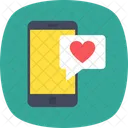 Mobile Heart Love Icon