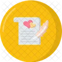 Love Message Love Heart Icon