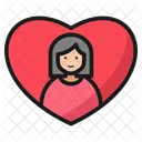 Love Woman Happy Icon