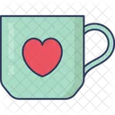 Love Mug Coffee Dating Favorite Cup Icon
