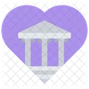 Building Love Heart Icon