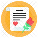 Love Letter Love Note Love Content Icon