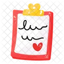 Love Note  Icon
