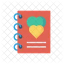 Notepad Notebook Romance Icon