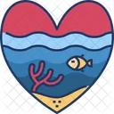 Love ocean  Icon