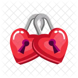 Love Padlock  Icon