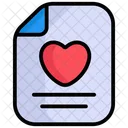 Love Paper Heart Decoment Icon