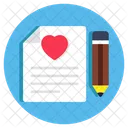 Love Paper Love Agreement Contract Icon