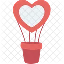 Love Parasuit Happy Businessman Icon