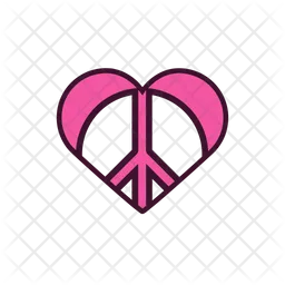 Love Peace  Icon