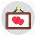 Love Photo Hanging Photo Heart Painting Icon