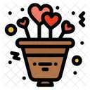 Heart Love Plant Icon