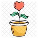 Heart Love Plant Icon