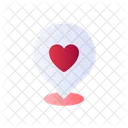 Love Point Love Romantic Icon