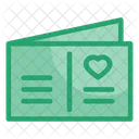 Love Letter Love Card Heart Postcard Icon