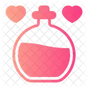 Love Potion Flask Bottle Icon