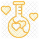 Love Potion Duotone Line Icon Icon