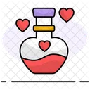 Love Potion Bottle Valentines Day Potion Icon