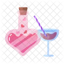 Love Potion Elixir Drink Icon