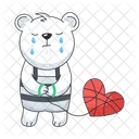 Love Prisoner Crying Bear Sad Bear 아이콘