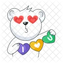 Bear Propose Love Proposal Love You Icon