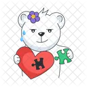 Heart Puzzle Love Puzzle Jigsaw Heart Icon