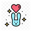 Love Rabbit Love Animal Animal Care Icon