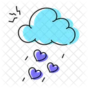 Love Rain Romantic Rain Romantic Weather 아이콘