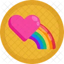 Rainbow Love Lgbt Pride Icon