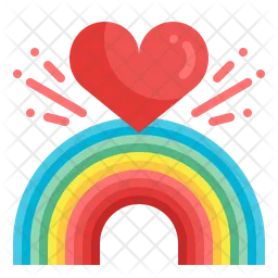 Love Rainbow  Icon