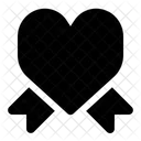 Love Heart Ribbon Icon