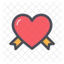 Love Ribbon Heart Ribbon Ribbon Icon