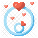 Love Ring Wedding Ring Valentine Ring Icon