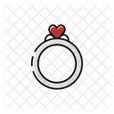 Love Ring Heart Ring Heart Icon