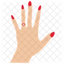 Love Ring Pink Valentine Icon