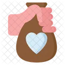 Love Sack Love Gift Love Present Icon
