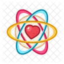 Love Science Love Heart Icon