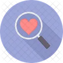 Love Search Find Love Icon