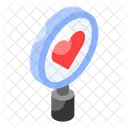 Love Search Finding Icon