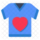 Love Shirt Cloth Attire Icon