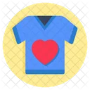 Love Shirt Cloth Attire Icon