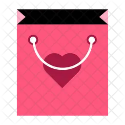 Love Shop Bag  Icon