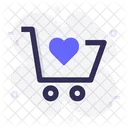 Cart Heart Like Icon