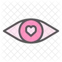 Love Sight Eye Heart Icon