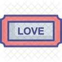 Love Sign Loving Ticket Adore Icon