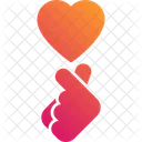 Love Sign Heart Shape Heart Sign Icon
