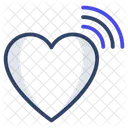 Heart Signals Love Signals Vibrating Heart Icon