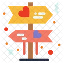 Love Signpost  Icon