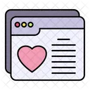 Love Site Web Love Icon