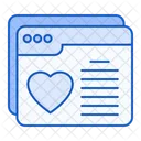 Love Site Web Love Icon